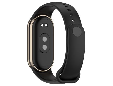 Pasek Opaska Bransoleta Silikon Czarny do Xiaomi Mi Band 8 9 - 3